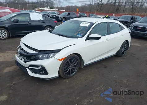 2020 Honda Civic Sport из США, поврежденный, VIN SHHFK7H4XLU412080